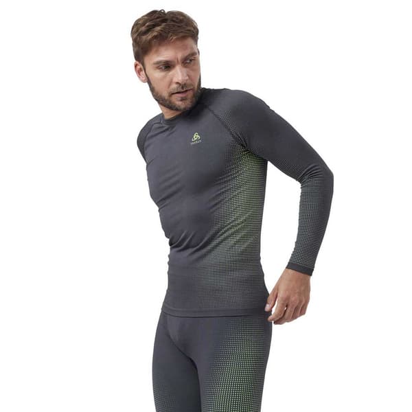 Odlo Långärmad Basskikt Performance Warm Eco Svart 2XL Man