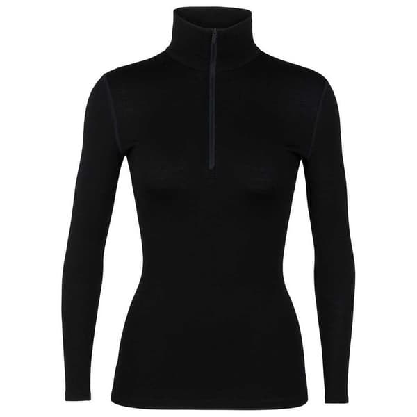 Icebreaker Baslager 260 Tech Merino Svart XL Kvinna
