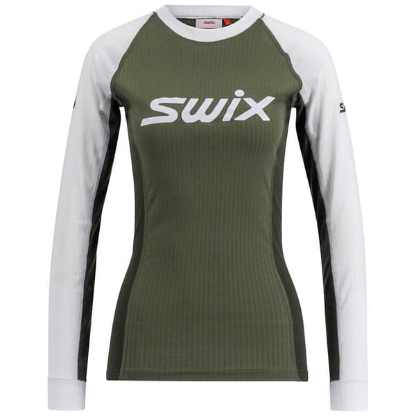 Swix Långärmad Basskikt Racex Classic Grönt L Kvinna
