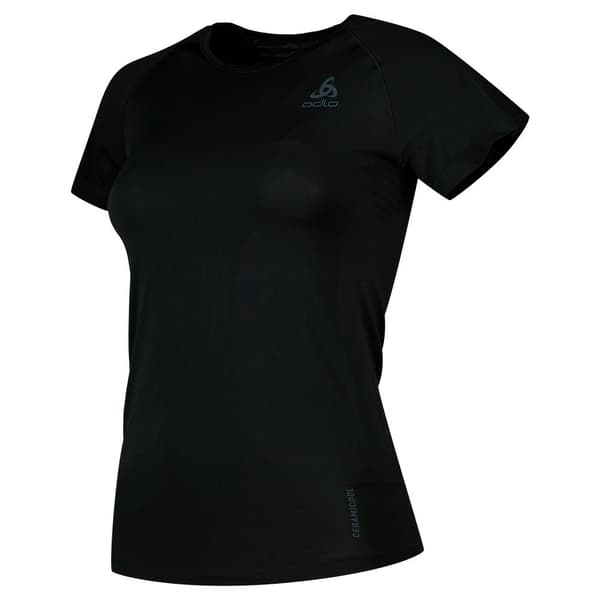 Odlo Kort Ærme Basislag Performance X-light Sort XS Kvinde