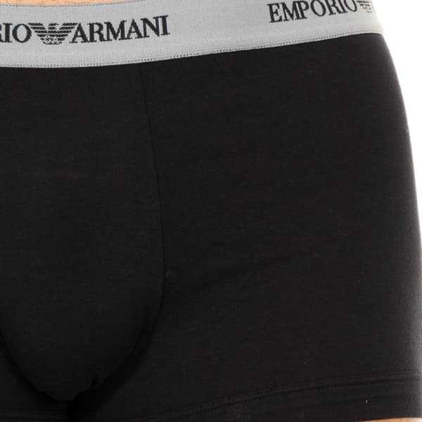 Emporio Armani Boxare 111357-cc717 3 Enheter Svart L Man