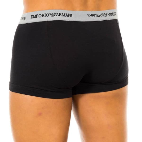 Emporio Armani Boxare 111357-cc717 3 Enheter Svart L Man