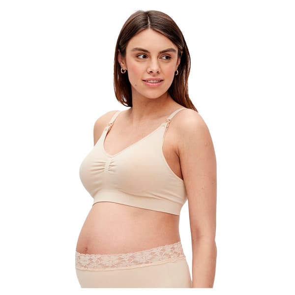Mamalicious Barsel Bh Lija Feed Me 2 Enheder Beige S-M Kvinde