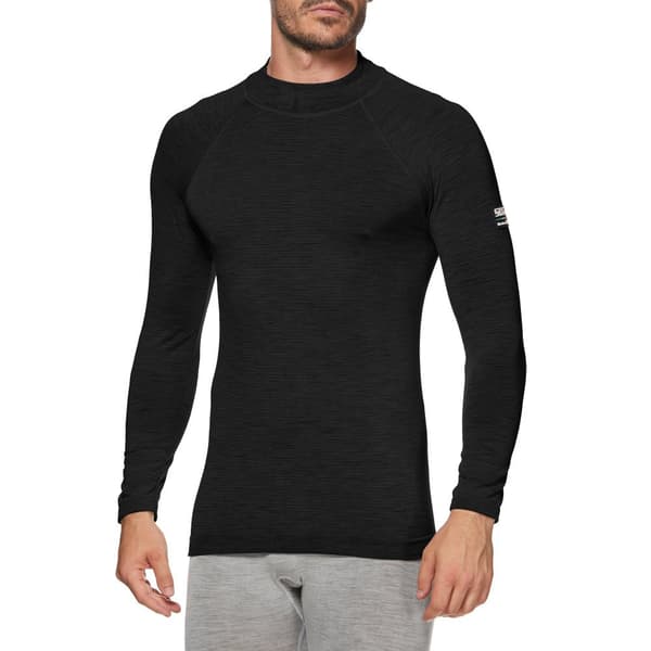 Sixs Långärmad Basskikt Ts3 Merinos Svart L-XL Man