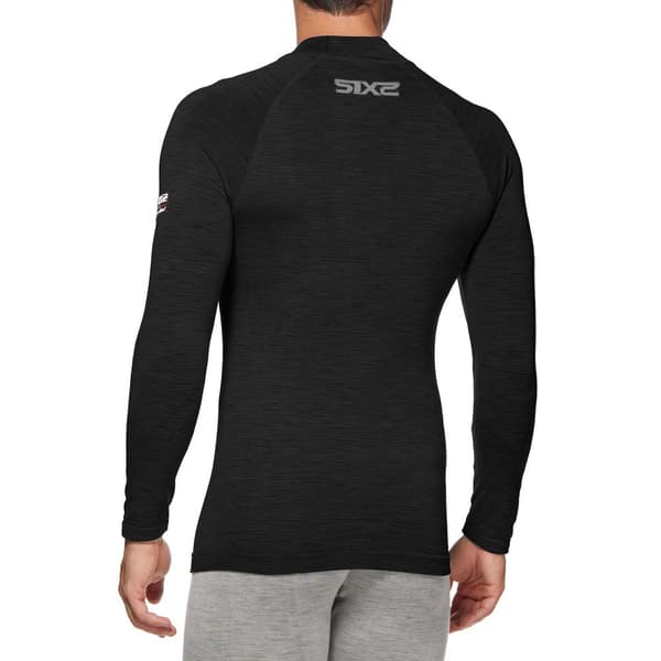 Sixs Långärmad Basskikt Ts3 Merinos Svart L-XL Man