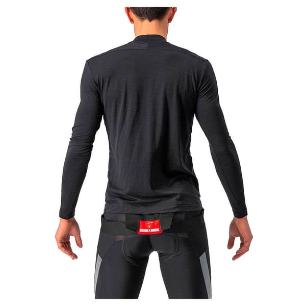 Castelli Långärmad Basskikt Bandito Wool Svart L Man