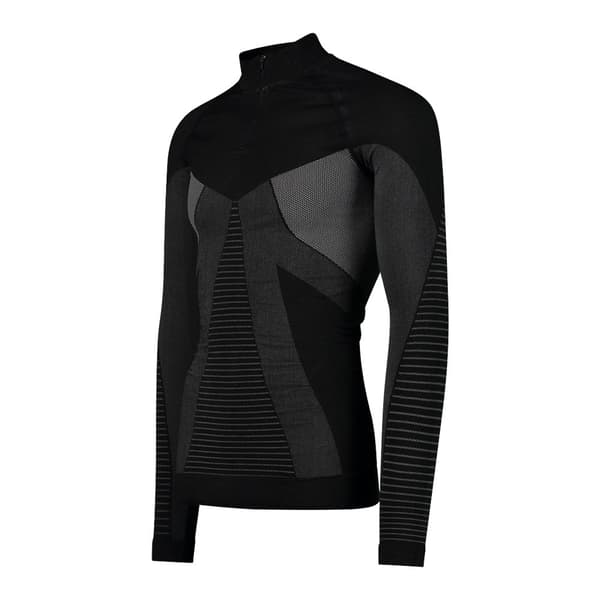Cmp Langærmet Basislag Seamless 32y2737 Sort L-XL Mand