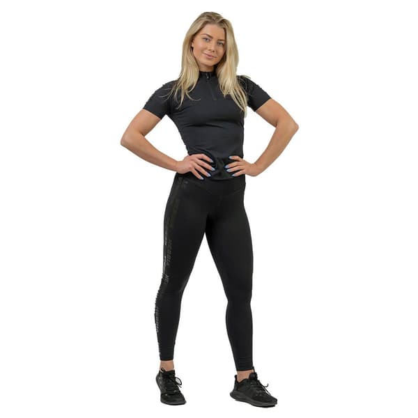 Nebbia Kompressiopaita Compression Zipper Intense Ultimate Musta S Nainen