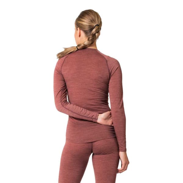 Odlo Langærmet Basislag Natural Performance Orange XS Kvinde