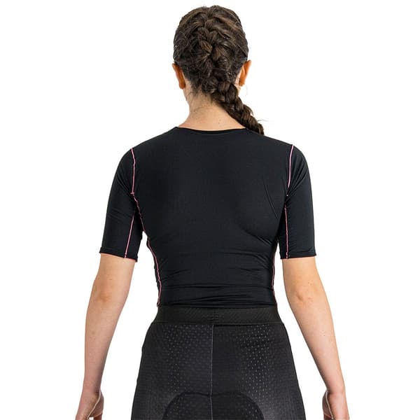 Sportful Kortärmad Baslager Midweight Svart S Kvinna