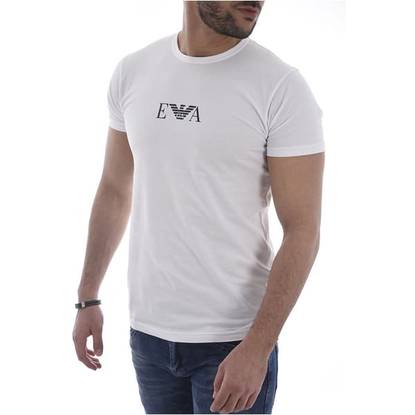 Emporio Armani T-shirt 111267 Cc715 Hvid S Mand