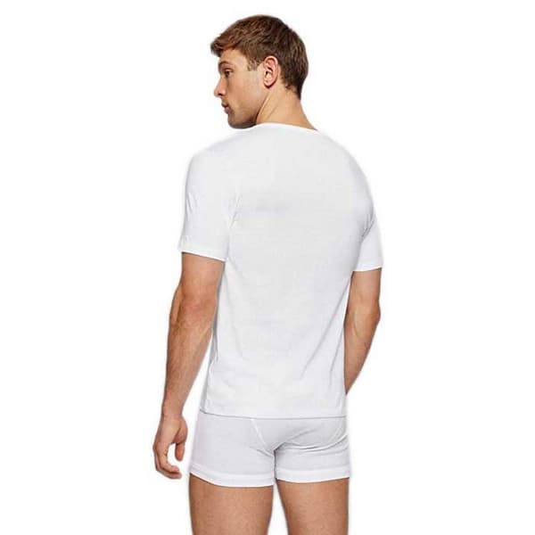 Boss Kort Ærme Basislag V Neck Classic 3 Enheder Hvid L Mand