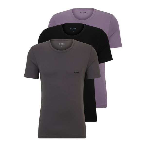 Boss Kort Ærme Basislag Classic 10257105 3 Enheder Lilla M Mand