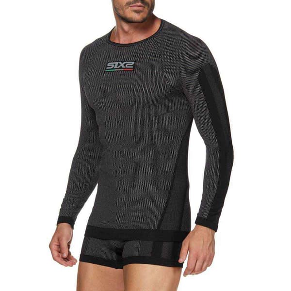 Sixs Långärmad T-shirt Ts2 Svart M-L Man
