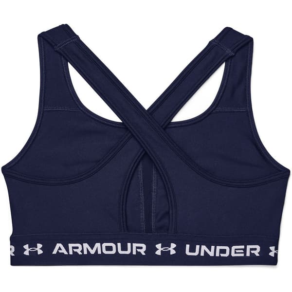 Under Armour Top Medium Support Crossback Blå S Kvinna