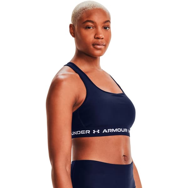 Under Armour Top Medium Support Crossback Blå S Kvinna
