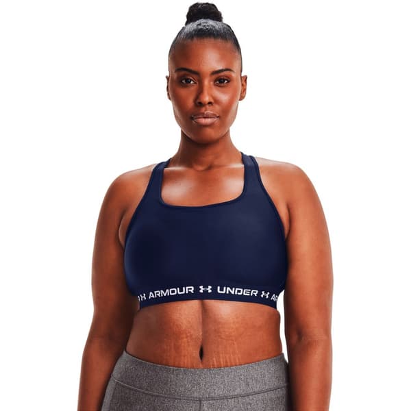 Under Armour Top Medium Support Crossback Blå S Kvinna