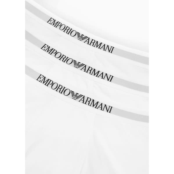 Emporio Armani Bokser 111610 3 Enheder Hvid M Mand