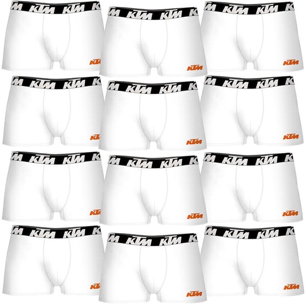 Ktm Bokser Pk5522 12 Enheder Hvid L Mand