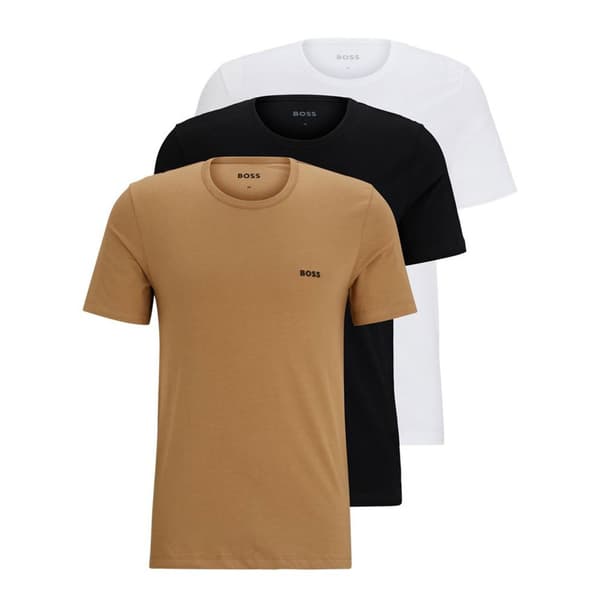 Boss Kortærmet Rundhalsbaselag Classic 3 Enheder Beige L Mand