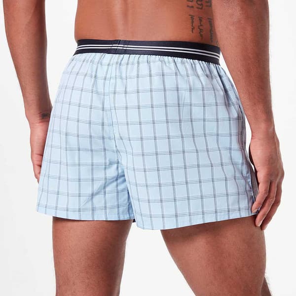 Boss Bokser Woven 10245450 3 Enheder Blå M Mand