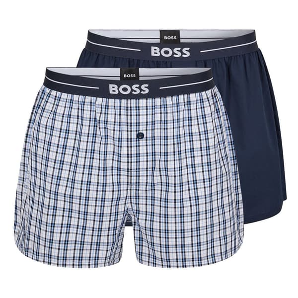Boss Bokser Ew 2 Enheder Blå 2XL Mand