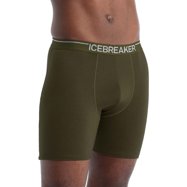 Icebreaker Merino Boxer Anatomica Long Vihreä S Mies