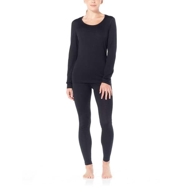 Icebreaker Pohjakerros 200 Oasis Scoop Merino Musta XS Nainen