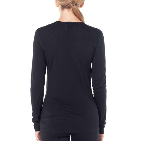 Icebreaker Pohjakerros 200 Oasis Scoop Merino Musta XS Nainen