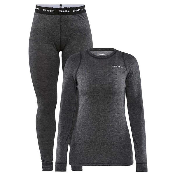 Craft Ull Merino Set Core Grå S Kvinna