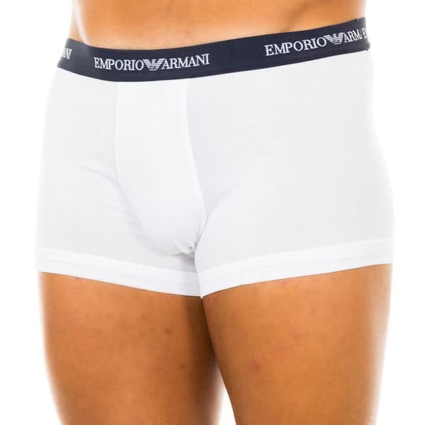Emporio Armani Bokser 111357-cc717 3 Enheder Hvid M Mand