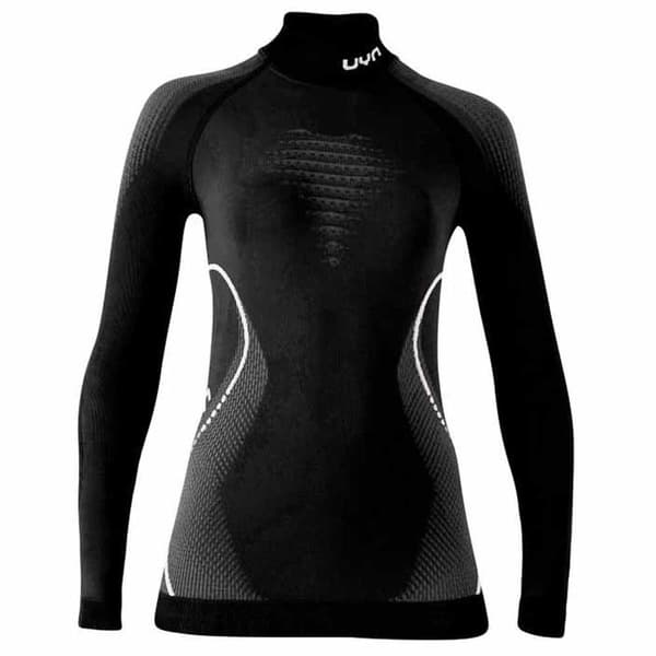 Uyn Langærmet Turtle Neck Base Layer Evolutyon Sort XS Kvinde