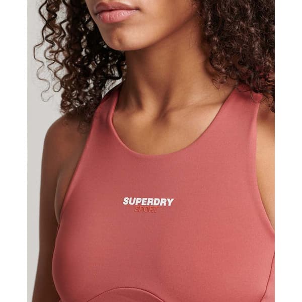 Superdry Sports-bh Core Active Brun S Kvinde
