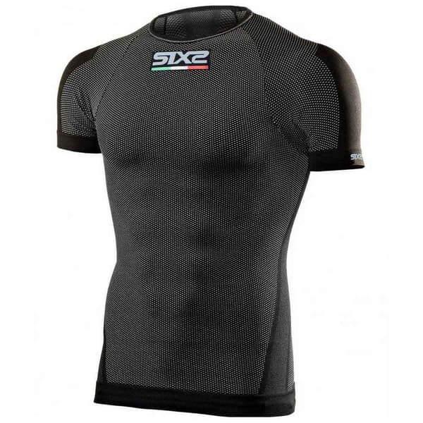 Sixs Kortærmet T-shirt Ts1 Sort XL-2XL Mand