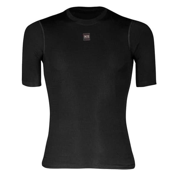 Tactic Kortärmad Baslager Merino Svart XL Man