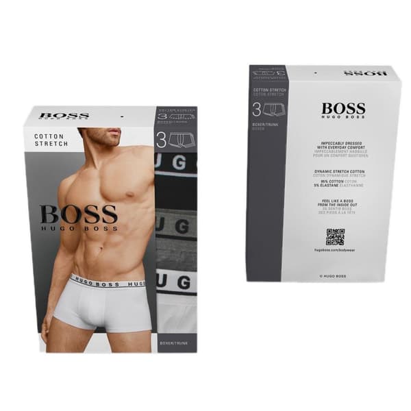 Boss Slip 3 Enheter Svart S Man