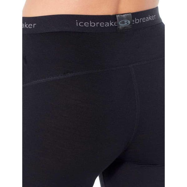 Icebreaker 200 Oasis Legless Merino 3/4 Leggings Sort S Kvinde