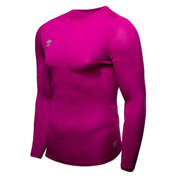 Umbro Långärmad Basskikt Core Rosa 4-6 Years Man