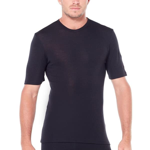 Icebreaker Pohjakerros 175 Everyday Crew Merino Musta XL Mies