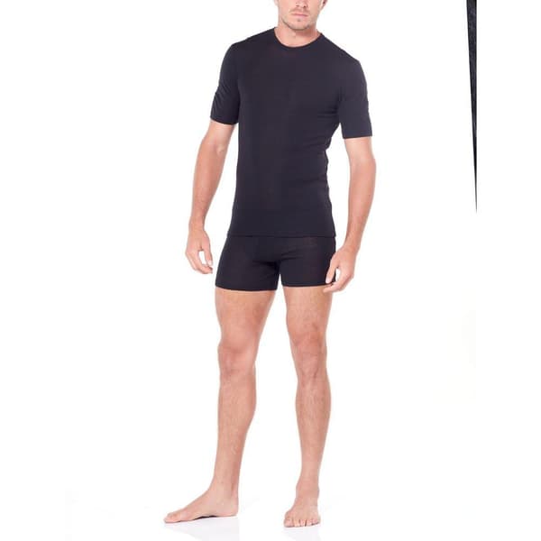 Icebreaker Pohjakerros 175 Everyday Crew Merino Musta XL Mies