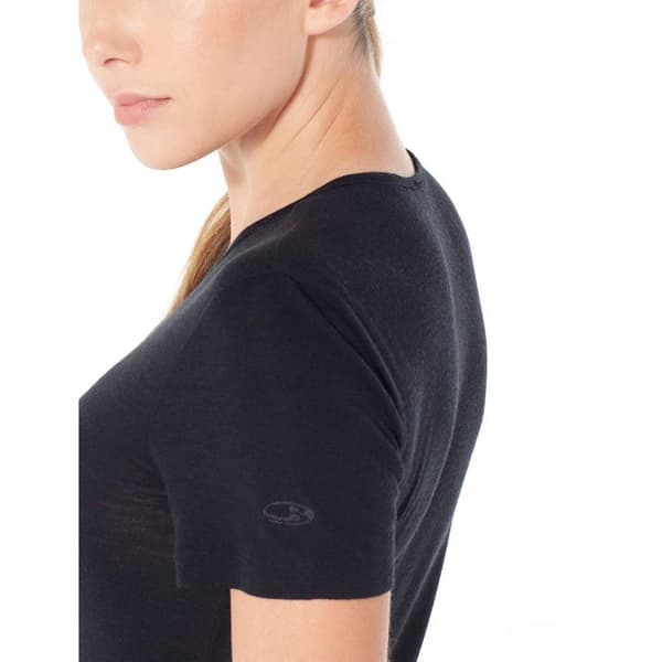 Icebreaker Baselag 175 Everyday Crew Merino Sort XS Kvinde