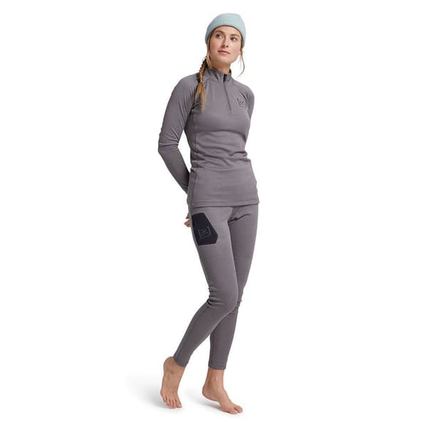 Burton Strumpfhose Ak Baker Power Wool Grå M Kvinde