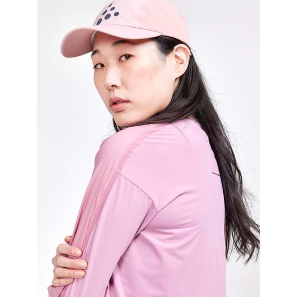 Craft Langærmet Basislag Pro Hypervent Wind Top Rosa L Kvinde
