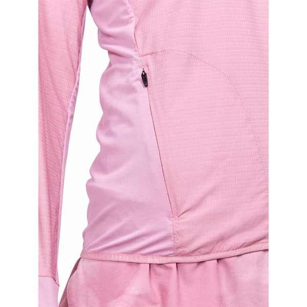 Craft Langærmet Basislag Pro Hypervent Wind Top Rosa L Kvinde