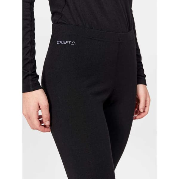 Craft Baselayer Bukser Pro Wool Merino Sort L Kvinde
