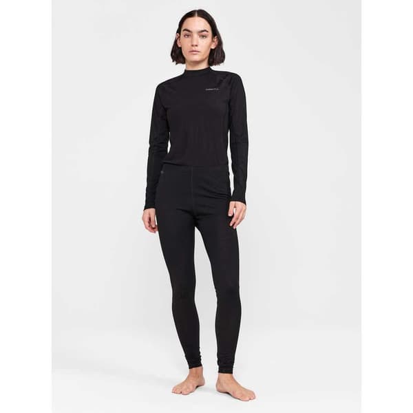 Craft Baselayer Bukser Pro Wool Merino Sort L Kvinde