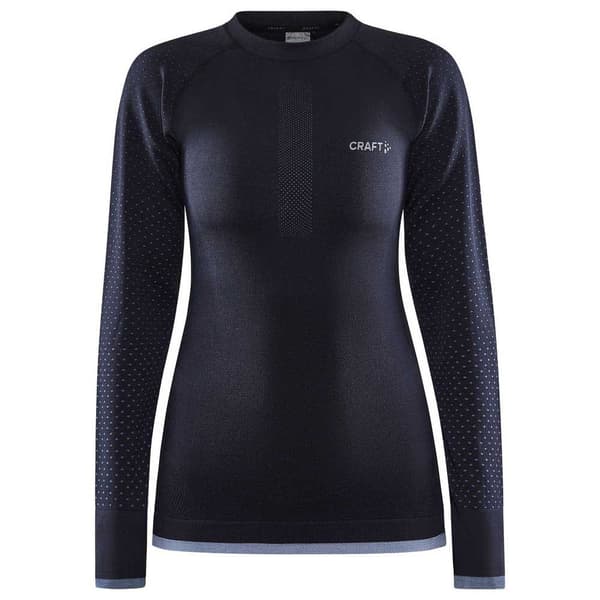 Craft Langærmet Basislag Adv Warm Intensity Blå S Kvinde