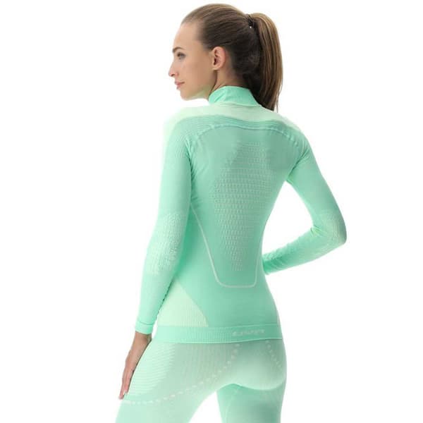 Uyn Pitkähihainen Turtle Neck-pohjakerros Evolutyon Valkoinen XS Nainen