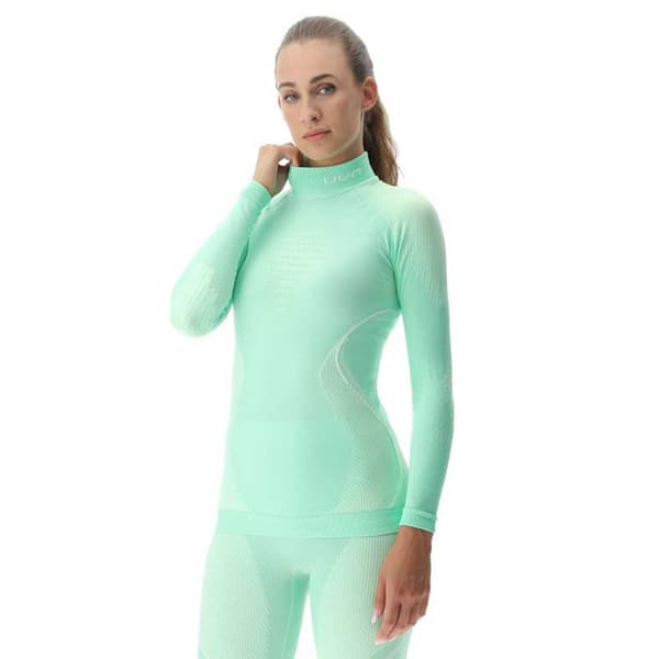 Uyn Pitkähihainen Turtle Neck-pohjakerros Evolutyon Valkoinen XS Nainen