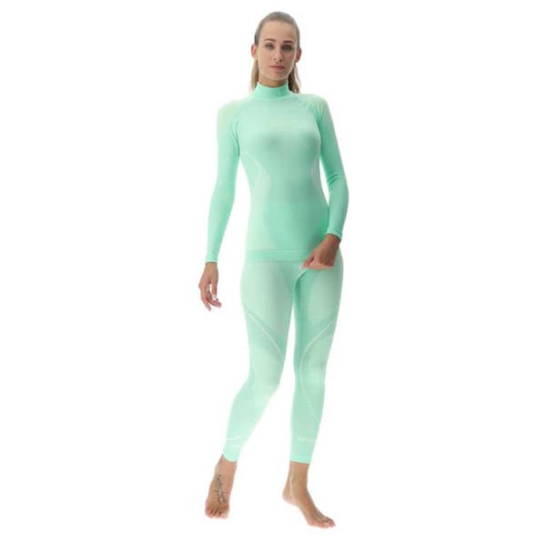 Uyn Pitkähihainen Turtle Neck-pohjakerros Evolutyon Valkoinen XS Nainen